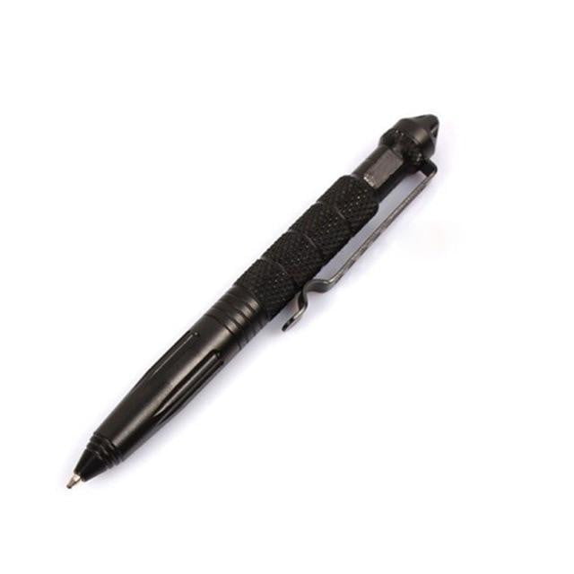 Tactical Pen Self - Defense Aviation Aluminum Anti-skid Portable Tool For Travel/ Outdoor - Black | TrekBite