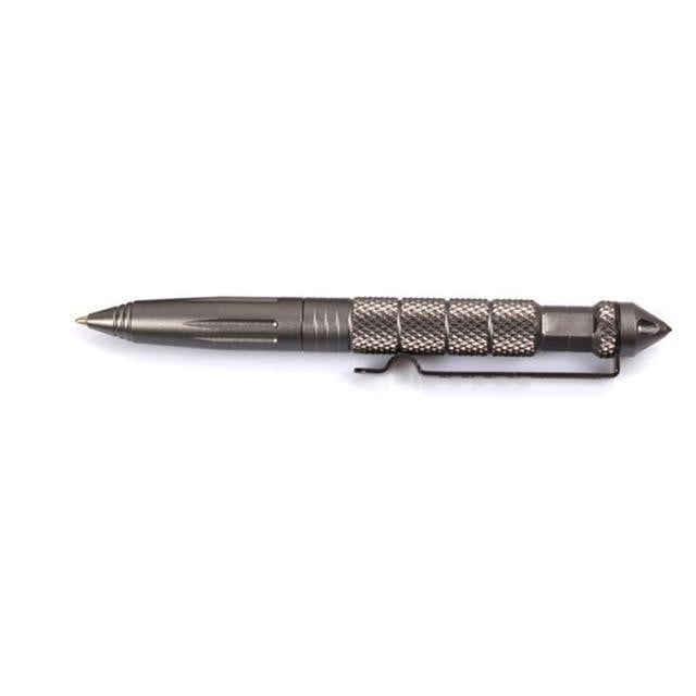 Tactical Pen Self - Defense Aviation Aluminum Anti-skid Portable Tool For Travel/ Outdoor - Gray | TrekBite