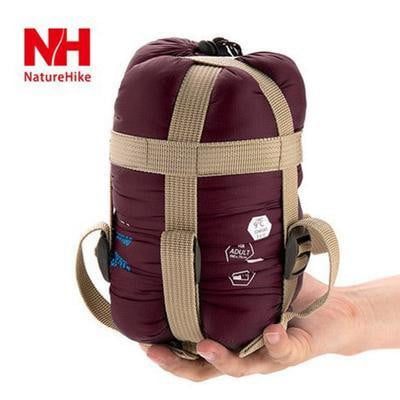 Naturehike Sleeping Bag Ultralight Portable- Outdoor/ Spring Autumn - Burgundy | TrekBite