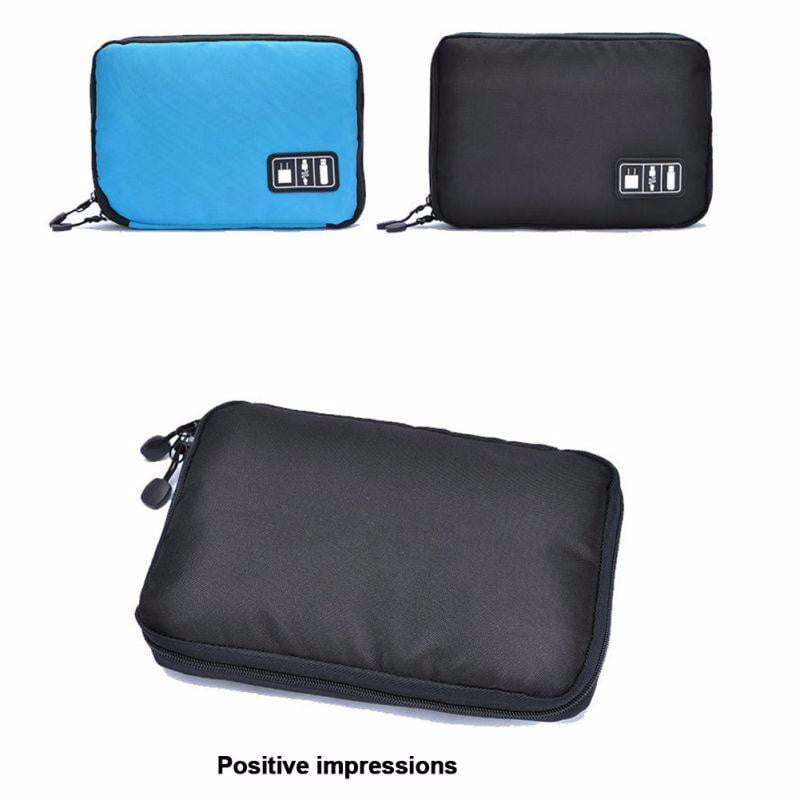 Waterproof Travel Kit- Nylon Cable Holder Bag/ Electronic Accessories USB Drive Storage Case Bag - [variant_title] | TrekBite