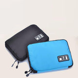 Waterproof Travel Kit- Nylon Cable Holder Bag/ Electronic Accessories USB Drive Storage Case Bag - [variant_title] | TrekBite