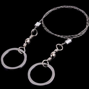 Portable Survival Gear Steel Wire Saw Manual Hand Steel Rope Chain Travel Tool/ Outdoor - [variant_title] | TrekBite