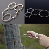 Portable Survival Gear Steel Wire Saw Manual Hand Steel Rope Chain Travel Tool/ Outdoor - [variant_title] | TrekBite