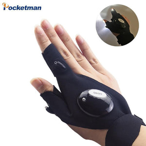 Finger Light Fishing Magic Strap Finger Glove LED Flashlight With Torch Cover For Survival, Camping, Hiking Rescue Tool - [variant_title] | TrekBite