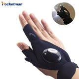 Finger Light Fishing Magic Strap Finger Glove LED Flashlight With Torch Cover For Survival, Camping, Hiking Rescue Tool - [variant_title] | TrekBite