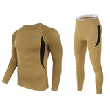 Men's Winter Warm Thermal Underwear Sets Fleece [Quick Drying] Shirt For Outdoor - [variant_title] | TrekBite