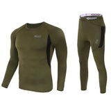 Men's Winter Warm Thermal Underwear Sets Fleece [Quick Drying] Shirt For Outdoor - [variant_title] | TrekBite