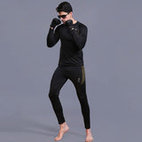 Men's Winter Warm Thermal Underwear Sets Fleece [Quick Drying] Shirt For Outdoor - [variant_title] | TrekBite